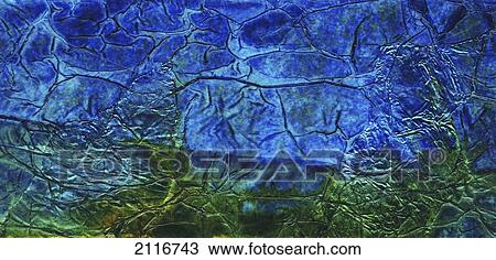 Stock Image - Rhapsody of Colors 44, Abstract art (Mixed Media).. Fotosearch