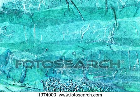 Stock Image - Rhapsody Of Colors 9, Abstract Art (Mixed Media).. Fotosearch