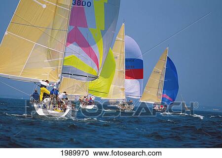 Rhode Island, Block Island Race, Racing Boats From Behind View Large Photo Image Stock Image - Rhode Island, Block Island Race, Racing Boats From Behind. Fotosearch