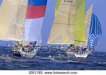 Rhode Island, Block Island Race, Racing Boats From Behind, Bright Sails View Large Photo Image Stock Image - Rhode Island, Block Island Race, Racing Boats From Behind, Bright Sails. Fotosearch