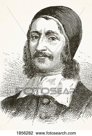 Stock Image - Richard Baxter 1615 To 1691. English Puritan Church Leader And Theologian. From The National And Domestic History Of England By William Aubrey Published London Circa 1890. Fotosearch