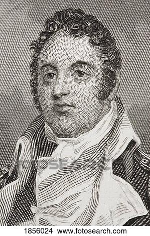 Picture - Richard Dale 1756 - 1826. American Officer In The United States Navy. From The Book Gallery Of Historical Portraits Published C. 1880.. Fotosearch