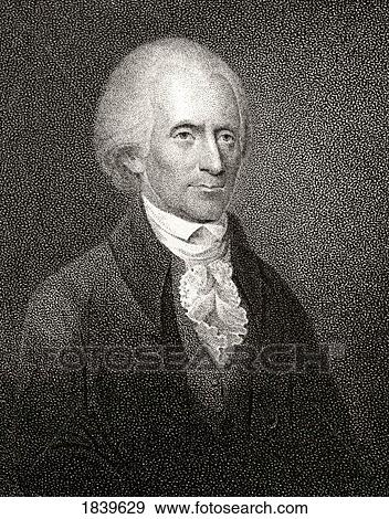 Stock Photo - Richard Henry Lee 1732 To 1794 American Statesman And Founding Father A Signatory Of Declaration Of Independence 19Th Century Engraving By P. Maverick And J. B. Longacre From A Drawing By Longacre From A Miniature. Fotosearch