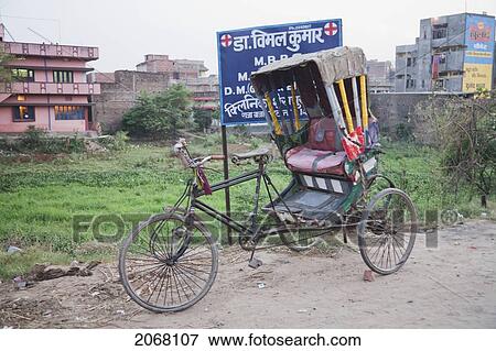 Stock Photo - Rickshaw, Patna, Bihar, India. Fotosearch