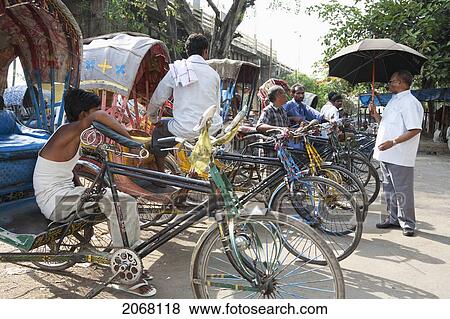 Rickshaws, Patna, Bihar, India View Large Photo Image Stock Photo - Rickshaws, Patna, Bihar, India. Fotosearch