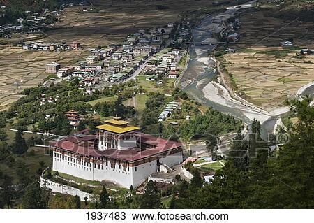 Rinpung Dzong; Paro District Bhutan View Large Photo Image Stock Image - Rinpung Dzong; Paro District Bhutan. Fotosearch