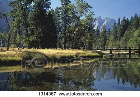 Stock Photo - River Merced In Yosemite Park. Fotosearch