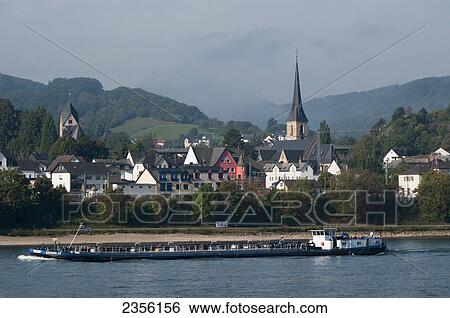 River Rhine; Rhens, Rhineland-Palatinate, Germany View Large Photo Image Stock Photograph - River Rhine; Rhens, Rhineland-Palatinate, Germany. Fotosearch