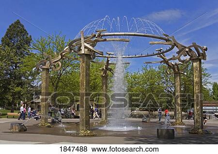 Riverfront Park Fountain; Spokane, Washington, Usa View Large Photo Image Stock Photo - Riverfront Park Fountain; Spokane, Washington, Usa. Fotosearch