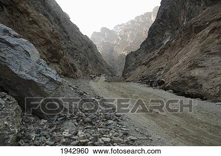 Road Along The Pai Mori Gorge, Bamian Province, Afghanistan View Large Photo Image Stock Image - Road Along The Pai Mori Gorge, Bamian Province, Afghanistan. Fotosearch