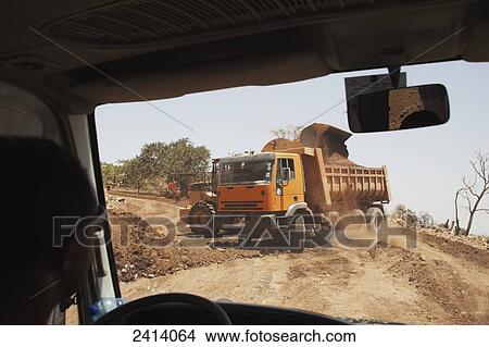 Picture - Road building between Gondar and Axum; Tigray region, Ethiopia. Fotosearch