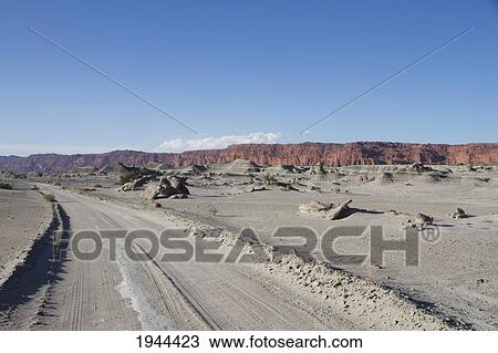 Road in Ischigualasto Natural Park, San Juan, Argentina View Large Photo Image Stock Image - Road in Ischigualasto Natural Park, San Juan, Argentina. Fotosearch