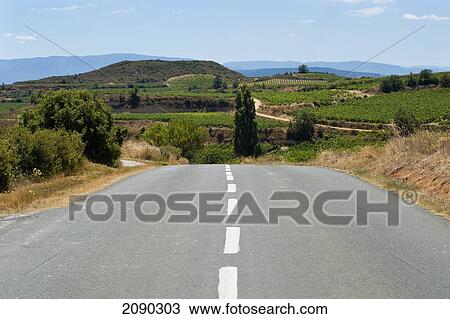 Road In La Rioja Alavesa, Basque Country, Spain View Large Photo Image Stock Image - Road In La Rioja Alavesa, Basque Country, Spain. Fotosearch