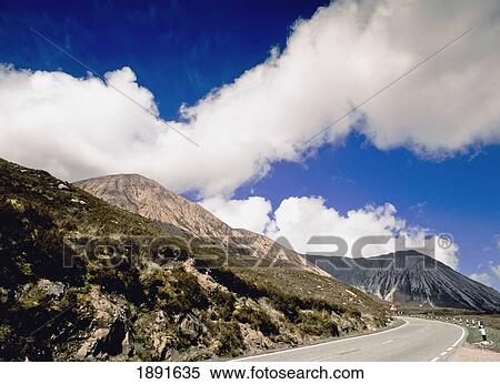 Stock Photography - Road Through Mountains. Fotosearch