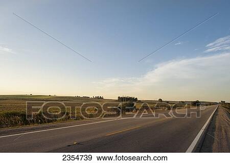 Stock Photo - Road to Jaguarao; Rio Grande do Sul, Brazil. Fotosearch