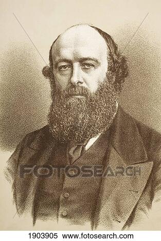 Stock Photography - Robert Arthur Talbot Gascoyne-Cecil, 3Rd Marquess Of Salisbury, 1830 To1903. Aka Lord Robert Cecil And Viscount Cranborne. From Gladstone And His Contemporaries, Published Circa 1890.. Fotosearch