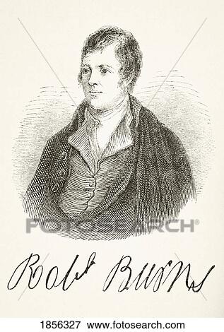 Robert Burns 1759 - 1796. Scottish Poet. From The National And Domestic History Of England By William Aubrey Published London Circa 1890 View Large Photo Image Stock Photo - Robert Burns 1759 - 1796. Scottish Poet. From The National And Domestic History Of England By William Aubrey Published London Circa 1890. Fotosearch