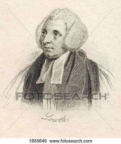 Robert Lowth 1710 – 1787 Bishop Of The Church Of England And Professor Of Poetry At Oxford University From The Book Crabbs Historical Dictionary Published 1825 View Large Photo Image Stock Photograph - Robert Lowth 1710 – 1787 Bishop Of The Church Of England And Professor Of Poetry At Oxford University From The Book Crabbs Historical Dictionary Published 1825. Fotosearch