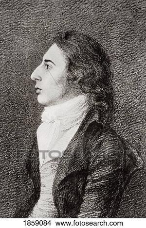 Robert Southey, 1774-1843. English Poet Of The Romantic School And Poet Laureate. Drawn In 1798 By Hancock. From The Book The Life Of Charles Lamb Volume I By E V Lucas Published 1905. View Large Photo Image Picture - Robert Southey, 1774-1843. English Poet Of The Romantic School And Poet Laureate. Drawn In 1798 By Hancock. From The Book The Life Of Charles Lamb Volume I By E V Lucas Published 1905.. Fotosearch