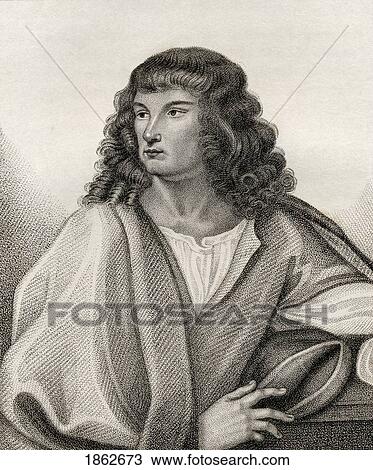 Stock Image - Robert Spencer 2Nd Earl Of Sunderland Baron Spencer Of Wormleighton 1641 1702 English Statesman From The Book A Catalogue Of Royal And Noble Authors Volume Iv Published 1806. Fotosearch