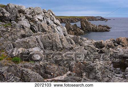 Rock Face & Seascape Cape Bonavista, Newfoundland View Large Photo Image Stock Image - Rock Face & Seascape Cape Bonavista, Newfoundland. Fotosearch