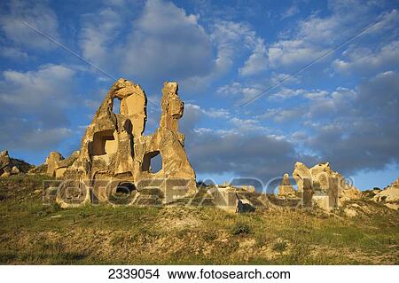 Picture - Rock Formations In Goreme; Cappadocia, Turkey. Fotosearch