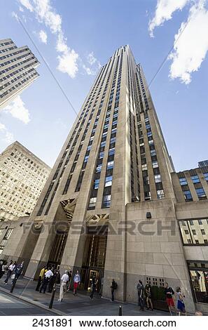 Stock Image - Rockefeller Center, New York City, New York, United States. Fotosearch