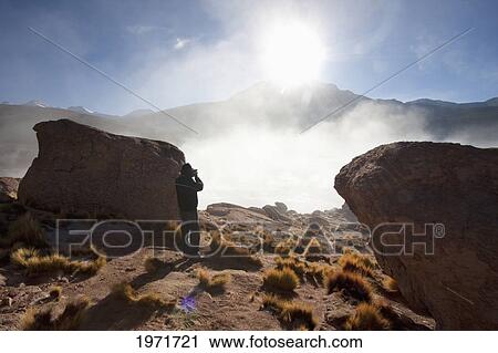 Rocks & El Tatio Geysers Covered By Fog At Dawn, Antofagasta Region, Chile View Large Photo Image Stock Image - Rocks & El Tatio Geysers Covered By Fog At Dawn, Antofagasta Region, Chile. Fotosearch