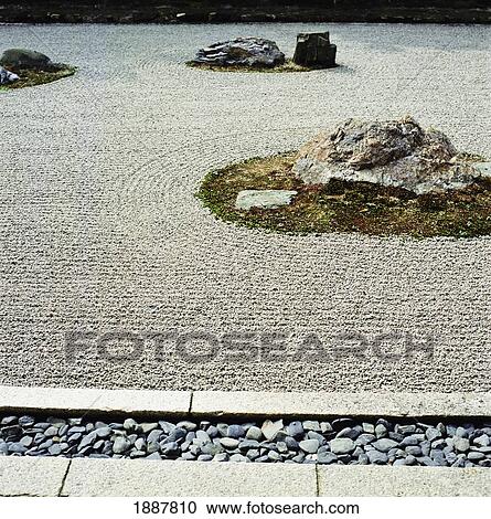 Rocks In Ryoanji Garden, Close Up View Large Photo Image Stock Image - Rocks In Ryoanji Garden, Close Up. Fotosearch