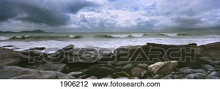 Rocky Beach, Portmagee, Ring Of Kerry, Kerry County, Ireland View Large Photo Image Stock Image - Rocky Beach, Portmagee, Ring Of Kerry, Kerry County, Ireland. Fotosearch