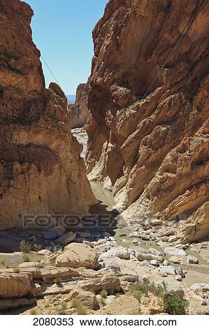 Rocky Landscape Of Selja Gorge; Tunisia, North Africa View Large Photo Image Stock Image - Rocky Landscape Of Selja Gorge; Tunisia, North Africa. Fotosearch