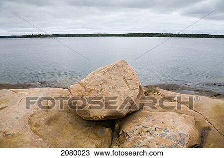 Rocky Shoreline Of Georgian Bay At Killbear Provincial Park; Ontario, Canada View Large Photo Image Stock Image - Rocky Shoreline Of Georgian Bay At Killbear Provincial Park; Ontario, Canada. Fotosearch