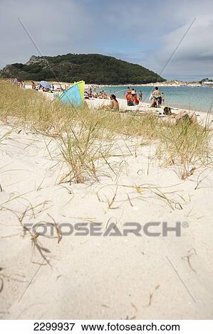 Stock Photo - Rodas Beach, Islas Cies, Galicia, Spain. Fotosearch