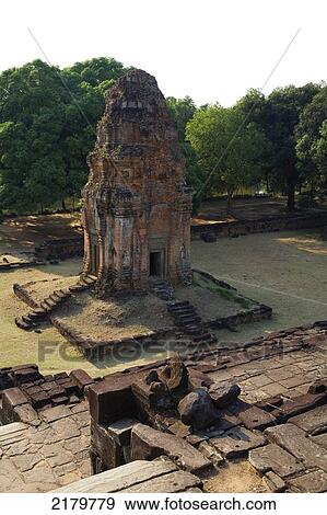 Rolous Temple site Cambodia View Large Photo Image Stock Photo - Rolous Temple site Cambodia. Fotosearch