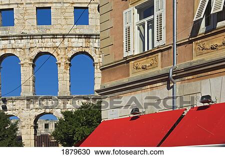 Stock Image - Roman Amphitheater.. Fotosearch
