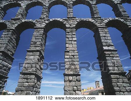 Stock Image - Roman Aqueduct. Fotosearch