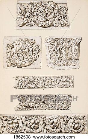 Roman No 2 Plate Xxvii From The Grammar Of Ornament By Owen Jones Published By Day & Son London 1865 View Large Photo Image Stock Photo - Roman No 2 Plate Xxvii From The Grammar Of Ornament By Owen Jones Published By Day & Son London 1865. Fotosearch