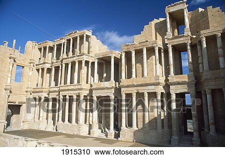 Roman Theatre Rebuilt By Mussolini View Large Photo Image Stock Image - Roman Theatre Rebuilt By Mussolini. Fotosearch