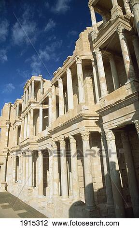 Roman Theatre Rebuilt By Mussolini View Large Photo Image Stock Image - Roman Theatre Rebuilt By Mussolini. Fotosearch