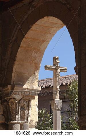 Stock Photograph - Romanesque Iglesia De San Clemente (St. Clement's Church); Segovia, Segovia Province, Spain. Fotosearch