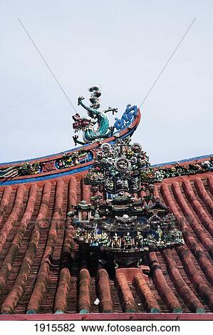 Roof Detail Of Kuan Yin Teng Temple View Large Photo Image Stock Image - Roof Detail Of Kuan Yin Teng Temple. Fotosearch