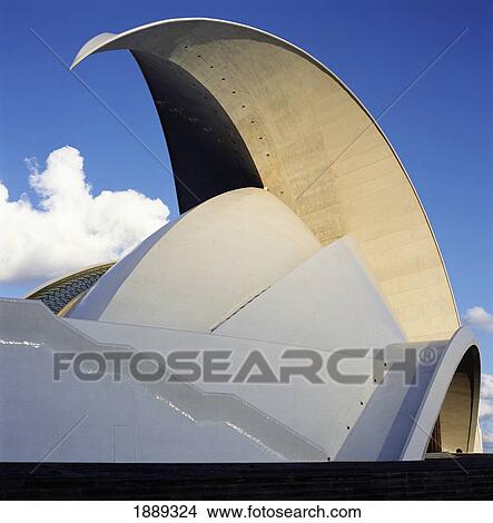 Picture - Roof Of Auditorio De Tenerife. Fotosearch