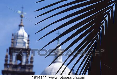 Stock Image - Roof Of Candeleria Church. Fotosearch