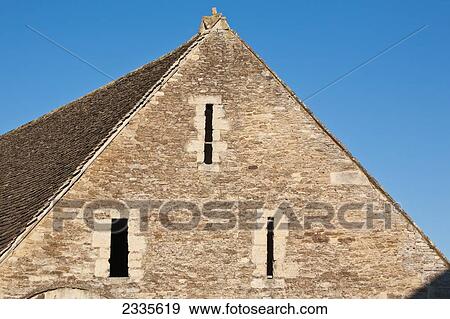 Stock Photo - Roof Of House; Wiltshire, England. Fotosearch
