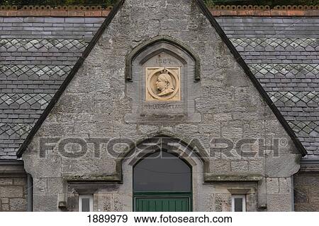Stock Photo - Roof Of Jubilee Cottage In Ford Village.. Fotosearch