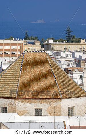 Roof Of Old Building And Cityscape View Large Photo Image Stock Image - Roof Of Old Building And Cityscape. Fotosearch