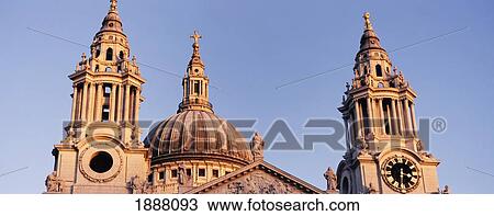 Stock Image - Rooftop Of St Pauls Cathedral. Fotosearch
