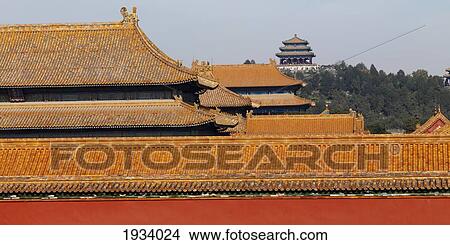 Rooftops At The Forbidden City; Beijing, China View Large Photo Image Picture - Rooftops At The Forbidden City; Beijing, China. Fotosearch