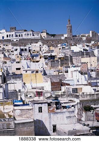 Stock Photo - Rooftops In Morocco.. Fotosearch