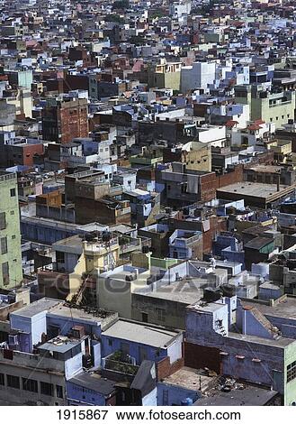 Rooftops Of Old Delhi View Large Photo Image Stock Photo - Rooftops Of Old Delhi. Fotosearch